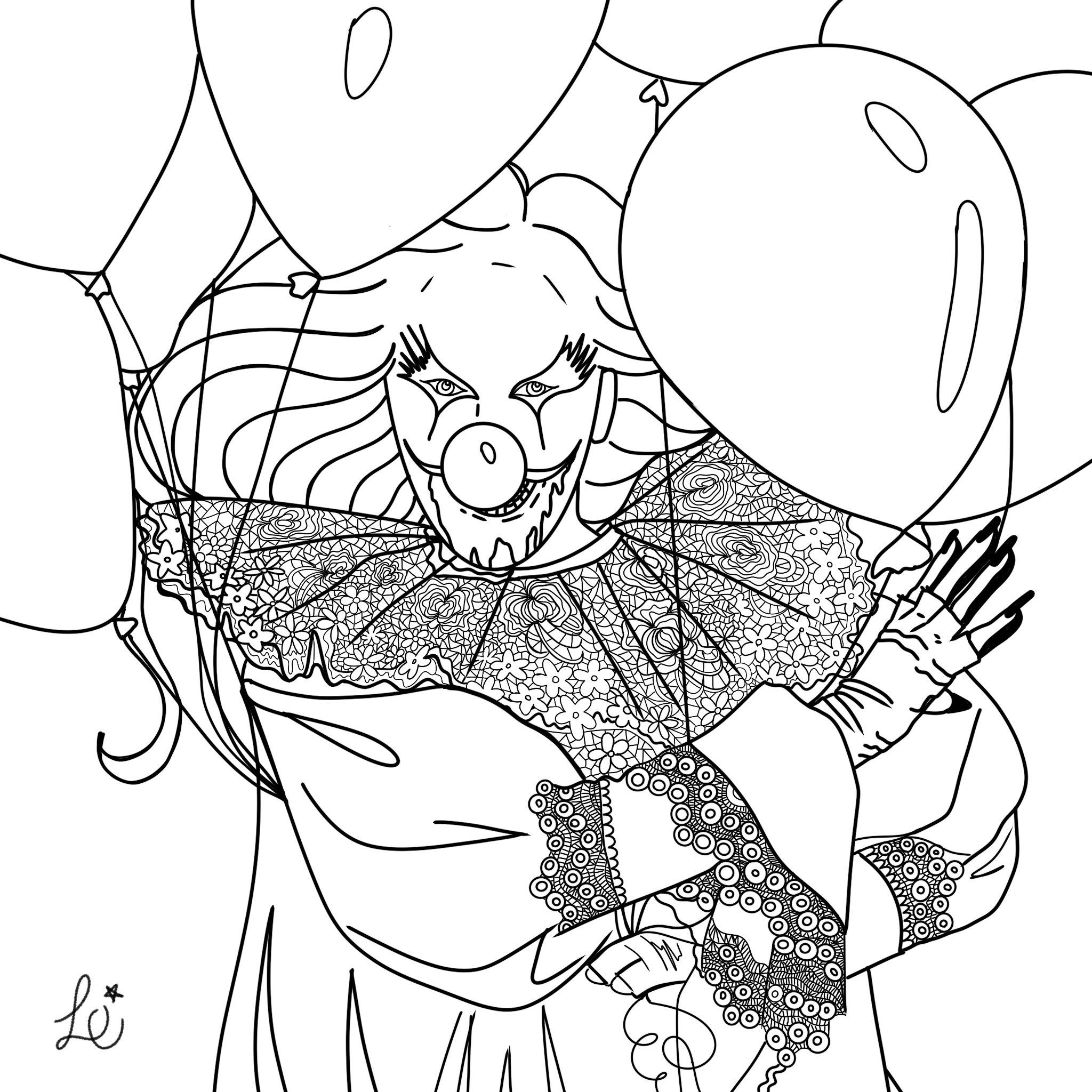 Demontty para colorir